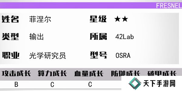 少女前线云图计划菲涅尔怎么样